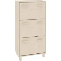 vidaXL Armoire à chaussures HAMAR Marron miel 59,5x35x117cm Pin massif