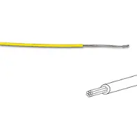 Velleman Fil de Branchement - Ø 1,4 Mm - 0,2 Mm² - Multiconducteur - Jaune