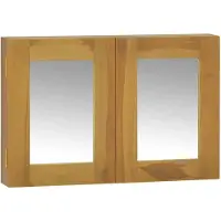 vidaXL Armoire de toilette 60x10x40 cm bois massif teck