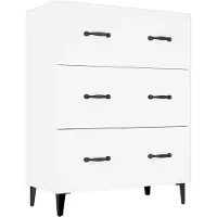 vidaXL Sideboard Blanc 69,5x34x90 cm Bois composite