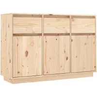 vidaXL Buffet 110x34x75 cm pin massif