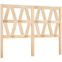 vidaXL Tête de lit 146x4x100 cm pin massif