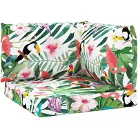vidaXL Coussins de palette lot de 3 multicolore tissu Oxford