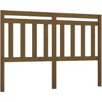 vidaXL Tête de lit marron miel 166x4x100 cm Pin massif