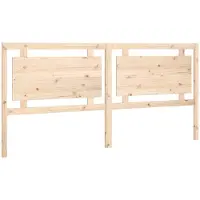 vidaXL Tête de lit 205,5x4x100 cm pin massif