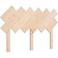 vidaXL Tête de lit 122,5x3x80,5 cm Pin massif