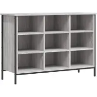 vidaXL Armoire à chaussures sonoma gris 100x35x70 cm bois d'ingénierie