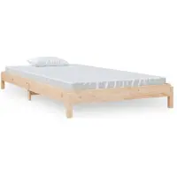 vidaXL Lit empilable 100x200 cm pin massif