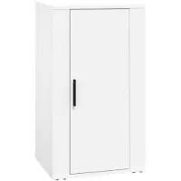 vidaXL Sideboard Blanc 40x33x70 cm Bois composite