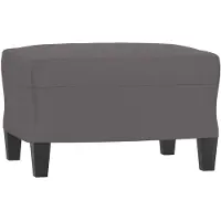 vidaXL Repose-pied Gris 60x50x41 cm Similicuir