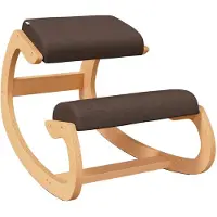 vidaXL Chaise assis-genoux marron 55x84x55 cm contreplaqué de bouleau