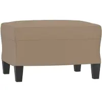 vidaXL Repose-pied Cappuccino 60x50x41 cm Similicuir
