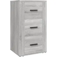 vidaXL Sideboard Gris Sonoma 40x33x70 cm Bois composite