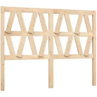 vidaXL Tête de lit 126x4x100 cm pin massif