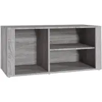 vidaXL Armoire à chaussures Sonoma gris 100x35x45 cm Bois d'ingénierie