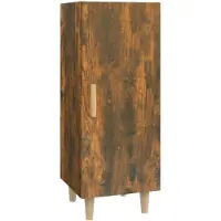 vidaXL Sideboard chêne fumé 34,5x34x90 cm bois composite