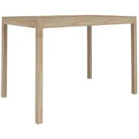 vidaXL Table de salle à manger 110x70x75 cm en bois massif d'acacia