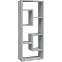 vidaXL Étagère murale Sonoma gris 36x16x90 cm Bois d'ingénierie