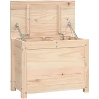 vidaXL Boîte de rangement 60x32x45,5 cm Bois massif de pin
