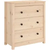 vidaXL Buffet 70x35x80 cm pin massif