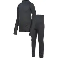 Trespass Ensemble de sous-vêtements thermiques Junior Unite 360 Noir