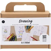 Creativ Company Mini kit créatif dessin, monstres