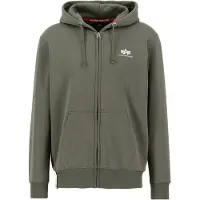 Alpha industries Veste de survêtement olive / blanc