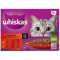 Whiskas 1+ Selection Classique en sauce pâtée pour chat multipack sachets