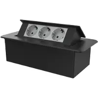Livolo Puste pop-up à douille | Noir \ gris | Construit -in | Voir ici!