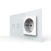 Livolo Communiquez avec WeepontactDoos | Maison intelligente | ON / OFF | Blanc | Livo