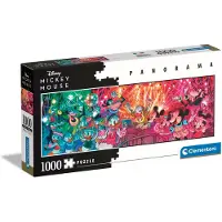 Clementoni 39660 - 1000 Teile Panorama Puzzle - Disney Disco