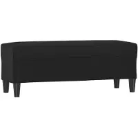 vidaXL Banc Noir 100x35x41 cm Similicuir