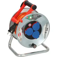 Brennenstuhl 1198740 enrouleur de cordon 3 prise(s) AC 25 m