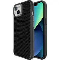 IMoshion Rugged Hybrid Carbon Case avec MagSafe pour Apple iPhone 13 - Noir