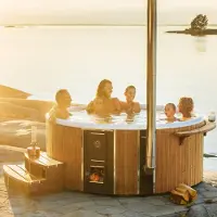 Skargards Hot Tubs Skargards Rojal 220 DualBurn Blanc perle (Pour 8 à 10 personnes)