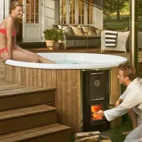 Skargards Hot Tubs Skargards Rojal 190 DualBurn Blanc perle (Pour 5 à 7 personnes)