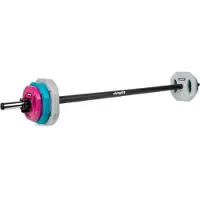 VirtuFit Aerobic Pump Set Pro Rubber - 20 kg - Coloured