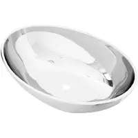 vidaXL Lavabo 40 x 33 x 13,5 cm Céramique argentée