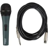 Velleman Microphone Dynamique Noir Avec Mallette