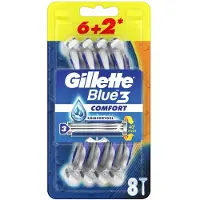Gillette Blue 3 Comfort rasoirs jetables pour homme 8 pcs