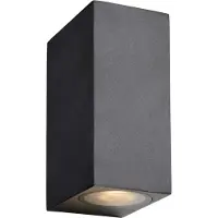 Livolo Lampe murale | Noir | Éclairé en dessous et au-dessus de l'IP54 | Voir ici!