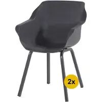 Hartman Fauteuils d'extérieur 2 pcs Sophie Element Xerix