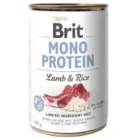 Brit Mono Protein With Lamb And Ricewet Dog Food 6x400g Marron 6x400g