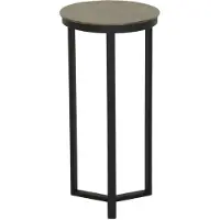Light & Living colonne Retiro noir mat avec bronze ancien brut - Ø30x60 cm