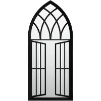 vidaXL Miroir noir 100x45 cm Fer pour l'intérieur