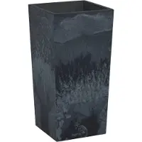 vidaXL Jardinière et intérieur amovible anthracite PP aspect béton
