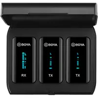 Boya Micro sans fil 2.4 Ghz 2 émetteur 1 récepteur