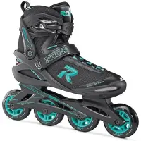 Roces ICON W 00001 noir-aqua 38