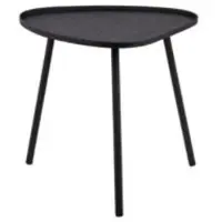 Leitmotiv Table d'appoint Boaz - Noir - 44x44x43cm - Moderne