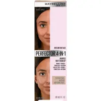 Maybelline New York Maquillage 4-en-1 avec Correcteur BB Crème Poudre et Primaire Naturel Moyen 30ml